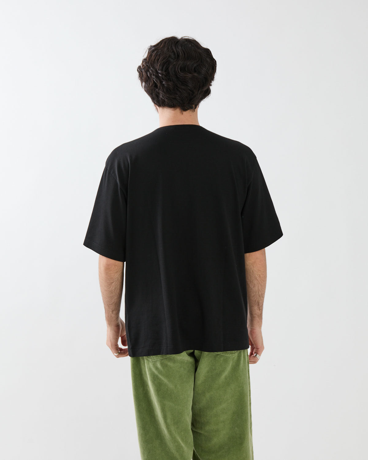 LUSTER PLAITING BOAT NECK TEE