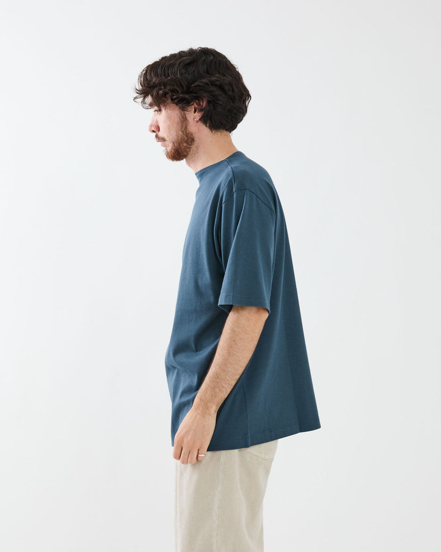 LUSTER PLAITING BOAT NECK TEE – COVERCHORD