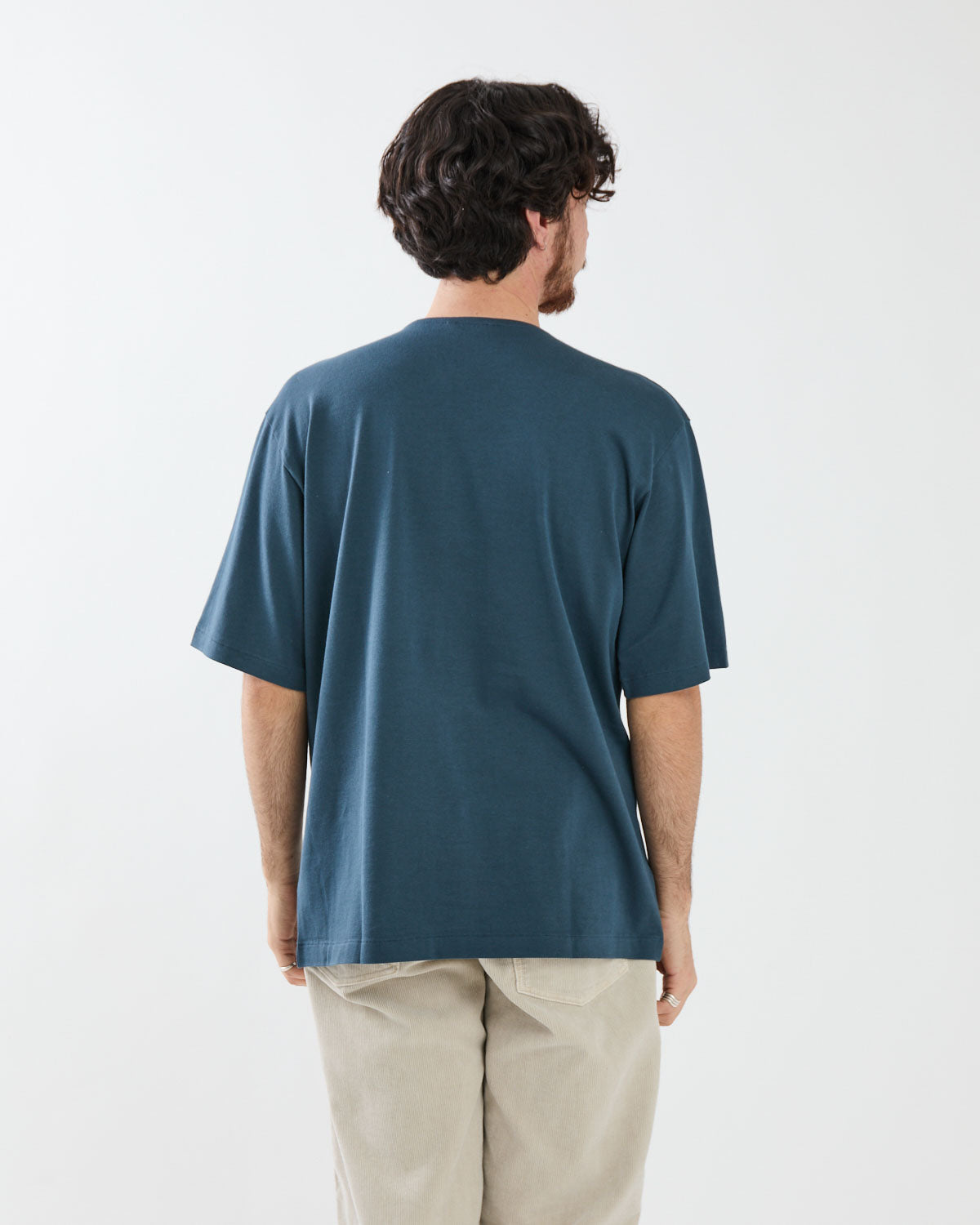 LUSTER PLAITING BOAT NECK TEE