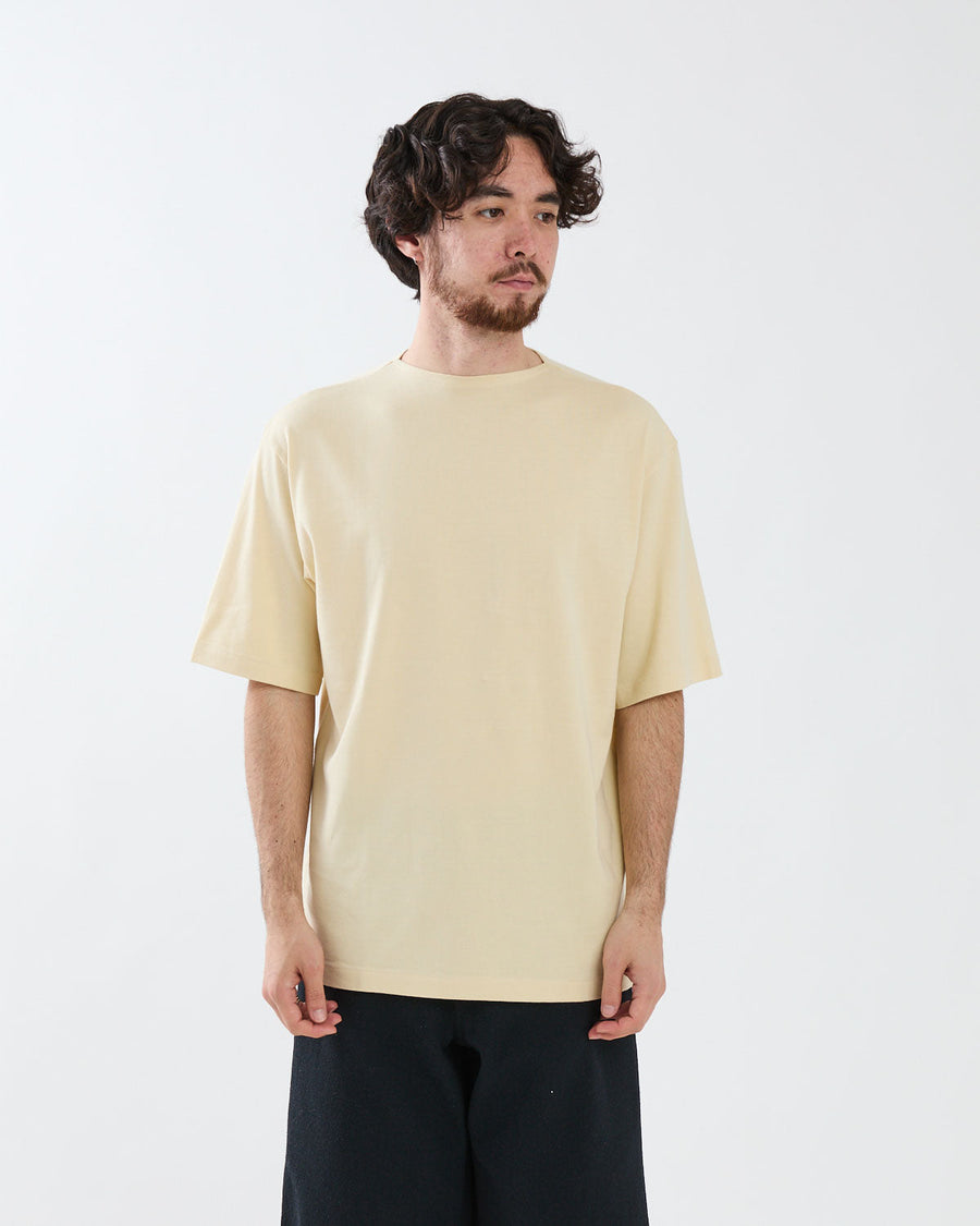LUSTER PLAITING BOAT NECK TEE – COVERCHORD
