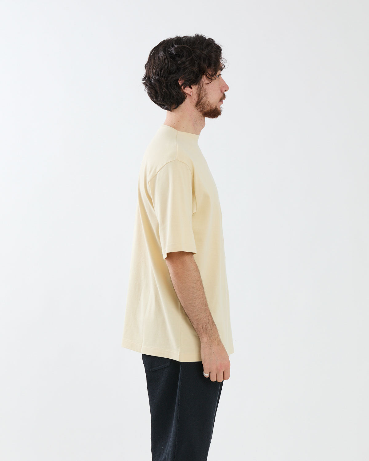 LUSTER PLAITING BOAT NECK TEE – COVERCHORD