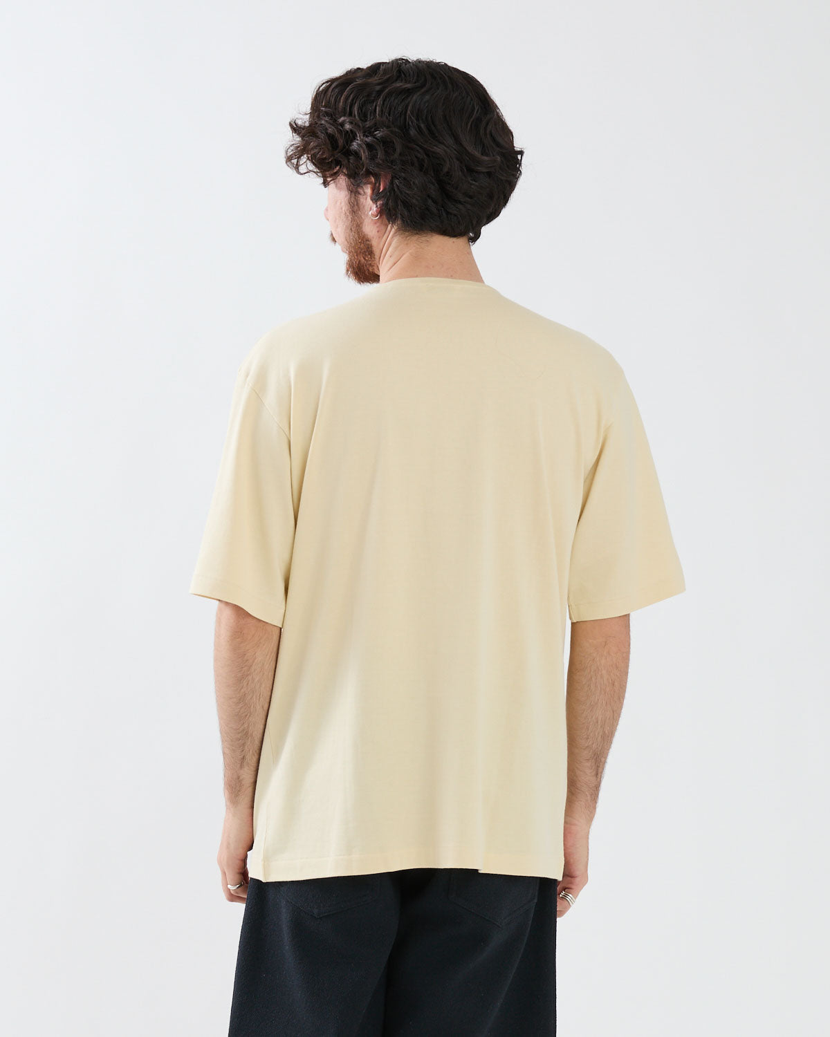 LUSTER PLAITING BOAT NECK TEE
