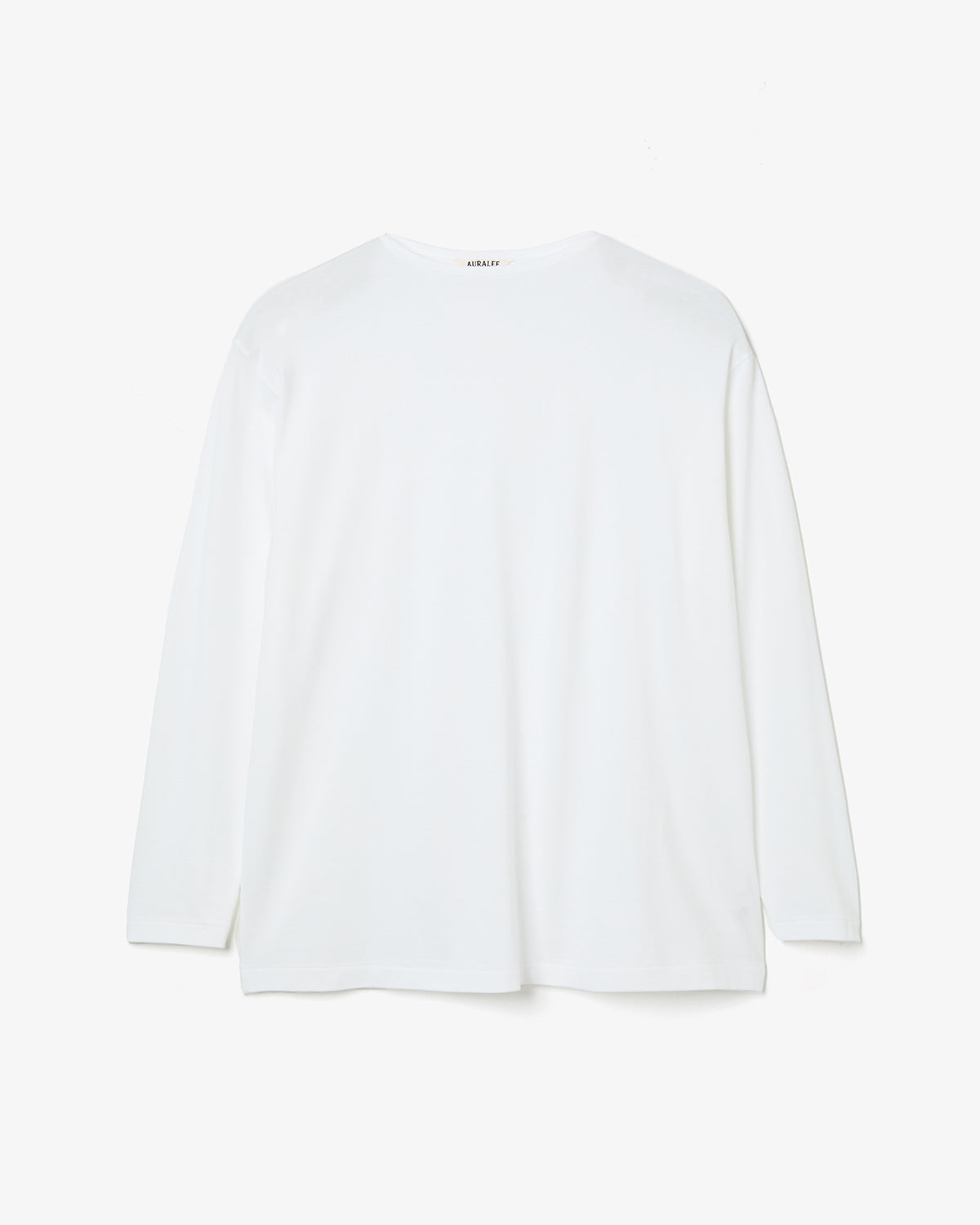 LUSTER PLAITING BOAT-NECK L/S TEE