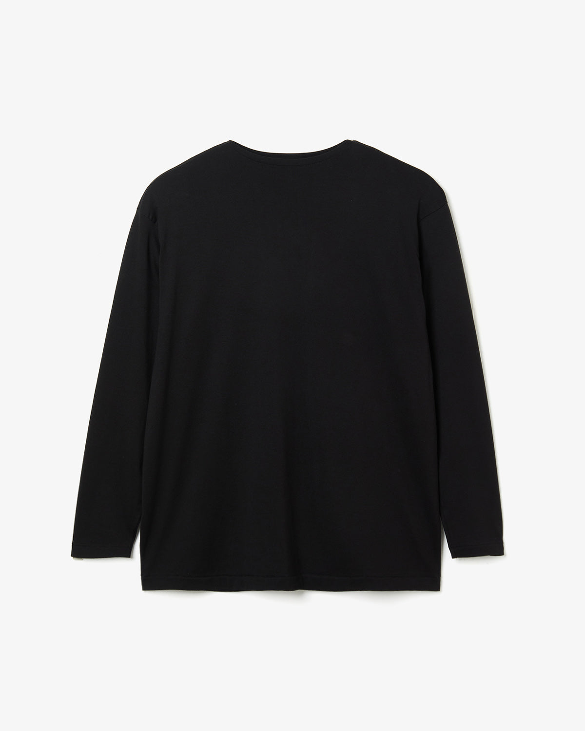 LUSTER PLAITING BOAT-NECK L/S TEE