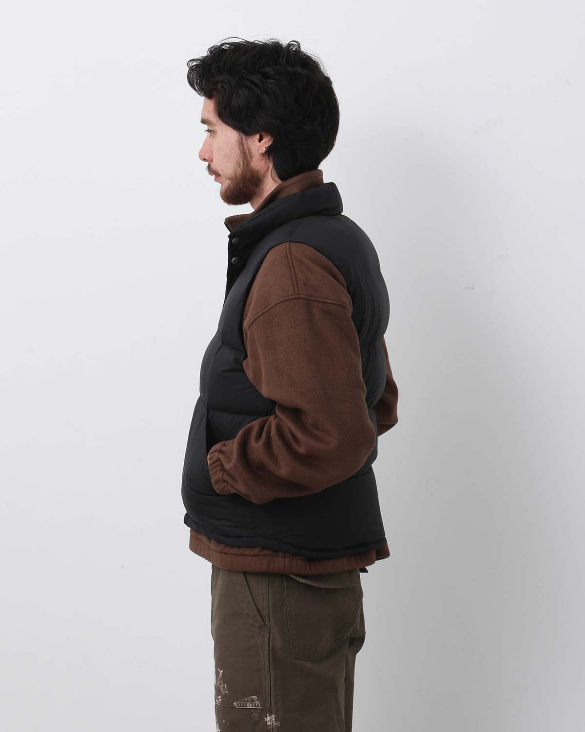 SUPER LIGHT NYLON RIPSTOP DOWN VEST