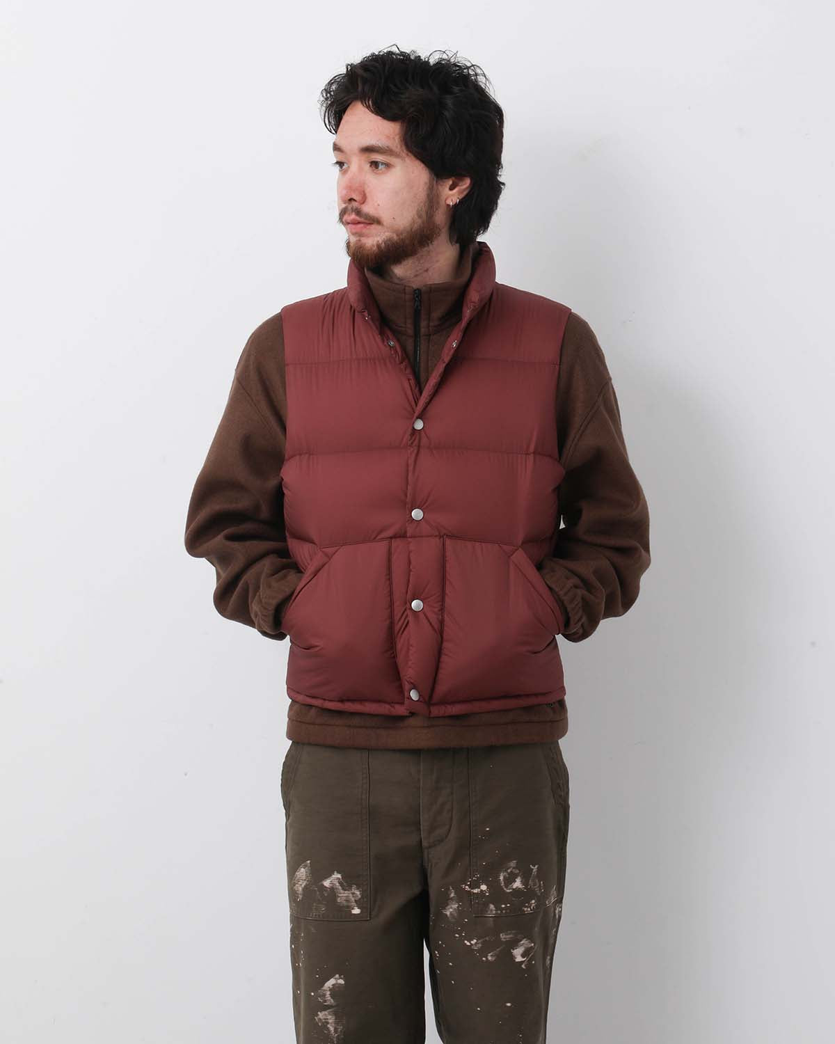 SUPER LIGHT NYLON RIPSTOP DOWN VEST