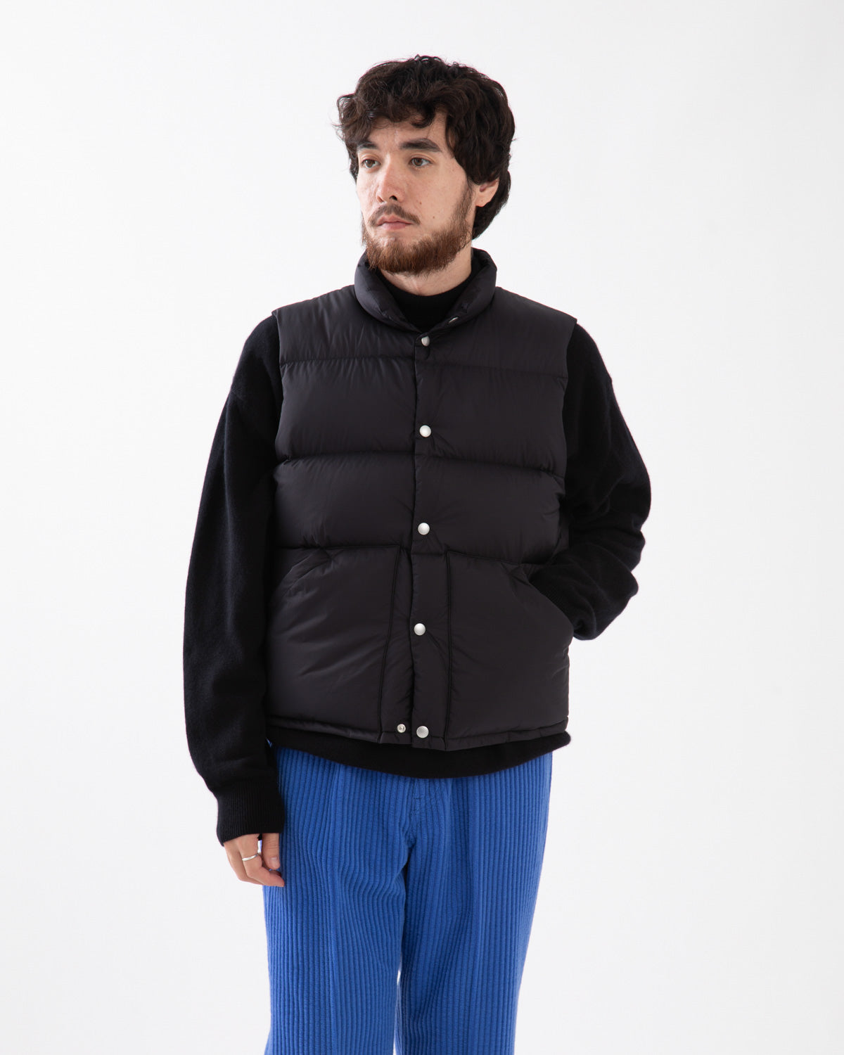 SUPER LIGHT NYLON RIPSTOP DOWN VEST