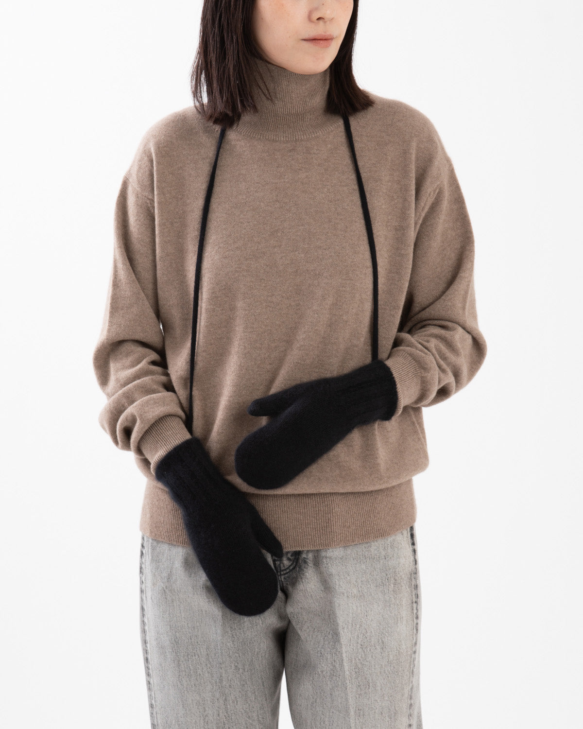 BABY CASHMERE KNIT MITTEN (WOMEN'S)