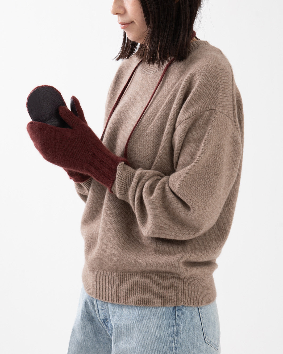 BABY CASHMERE KNIT MITTEN (WOMEN'S)