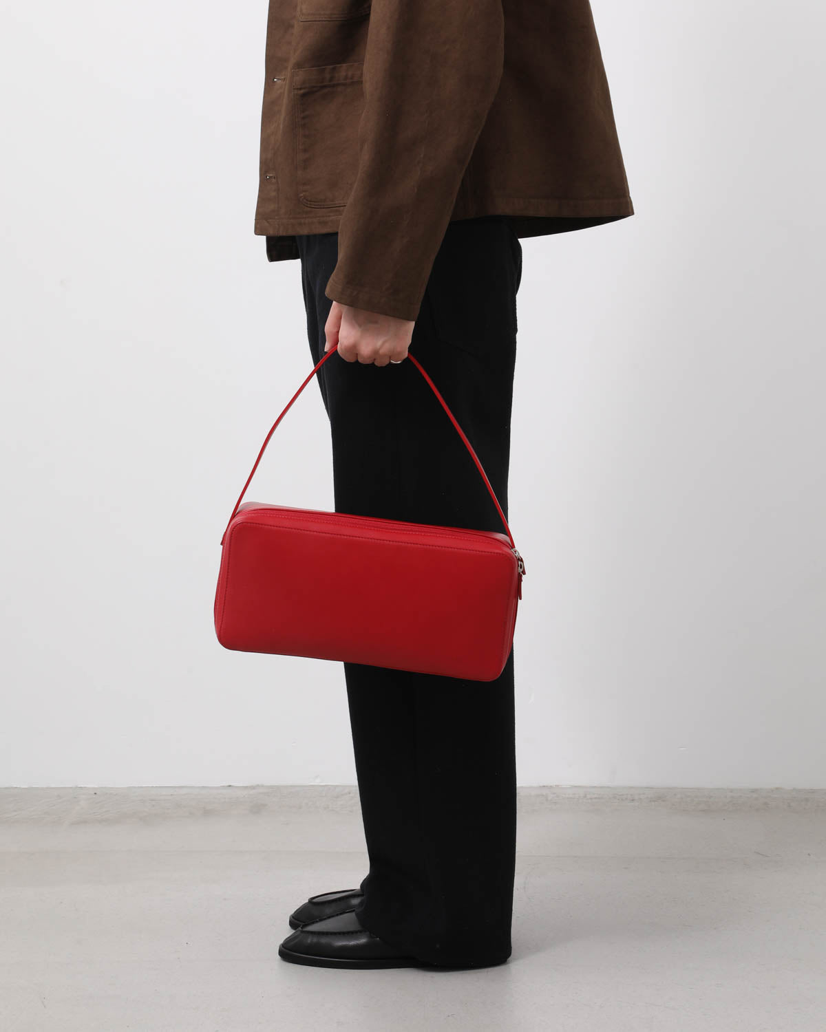 LEATHER SQUARE BAG MADE BY AETA