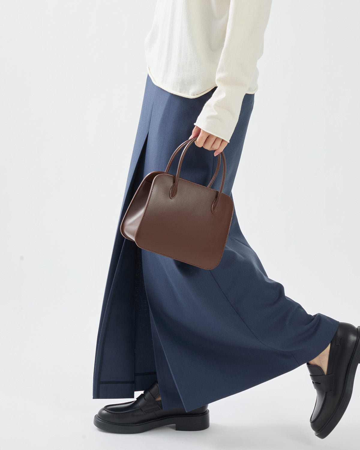 LEATHER TOTE BAG - S MADE BY AETA