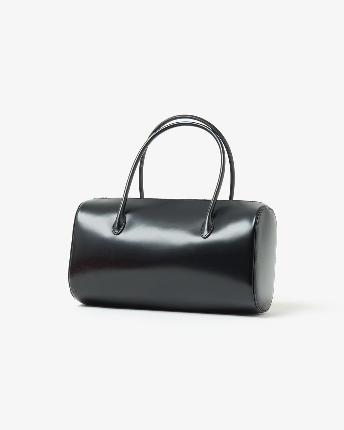 LEATHER BOSTON BAG MADE BY AETA
