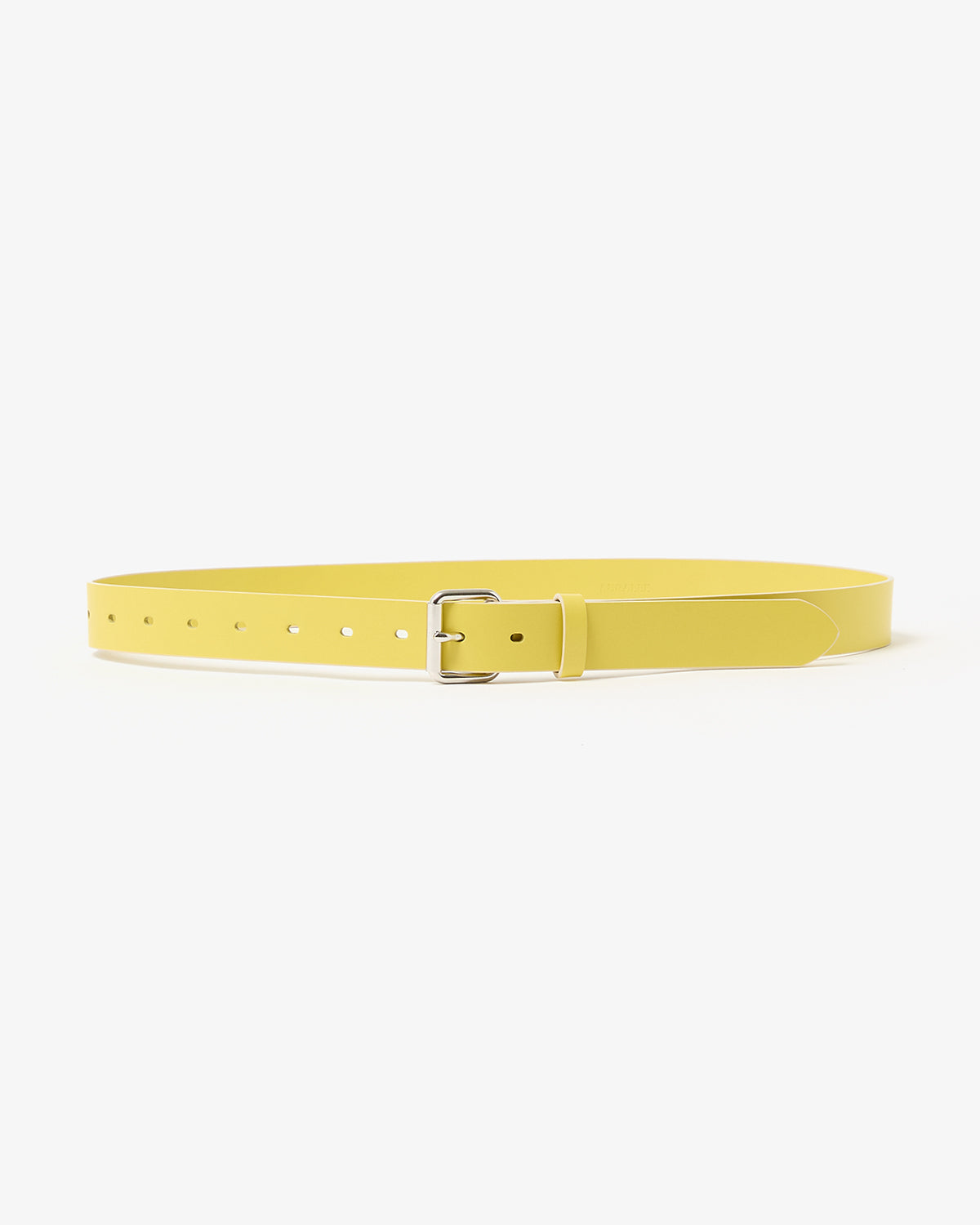 GLAZED LEATHER ROLLER BUCKLE BELT (WOMEN'S)