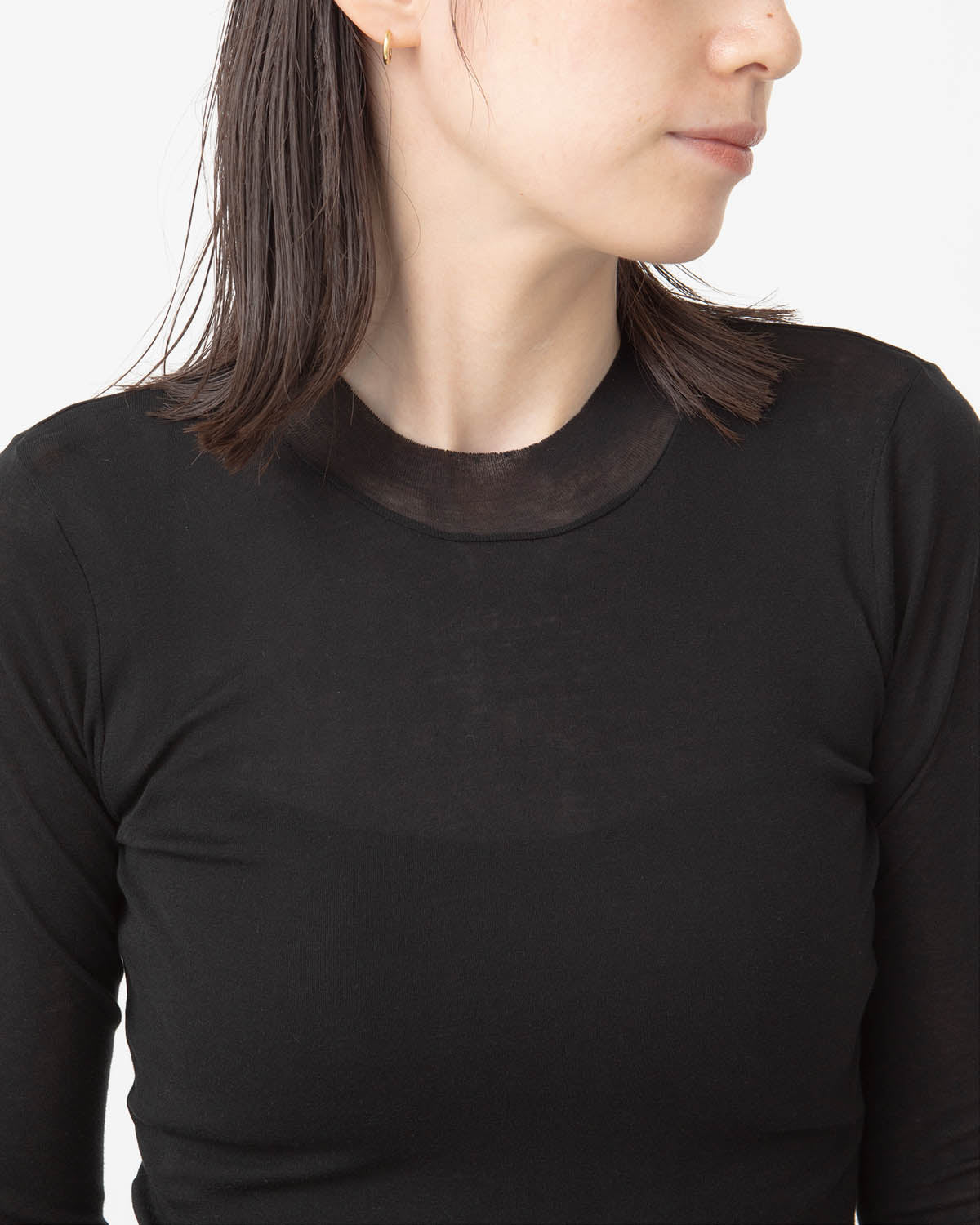 HIGH GAUGE SHEER RIB L/S TEE