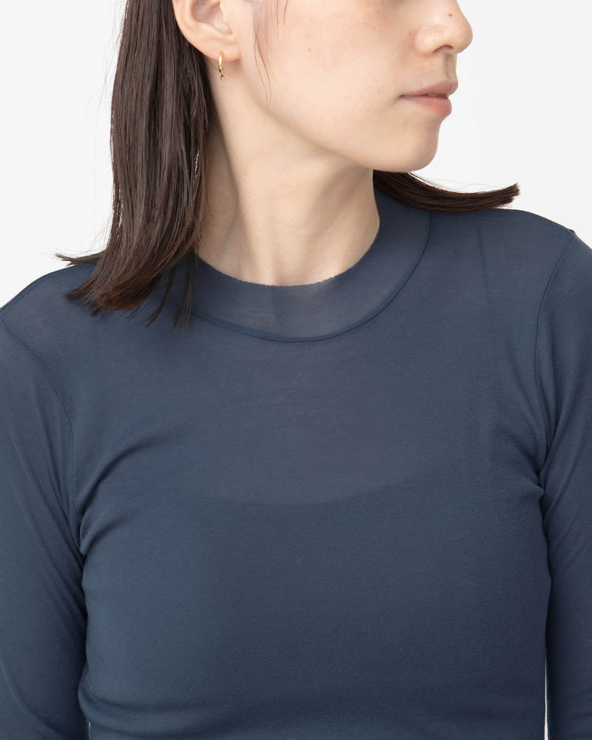 HIGH GAUGE SHEER RIB L/S TEE