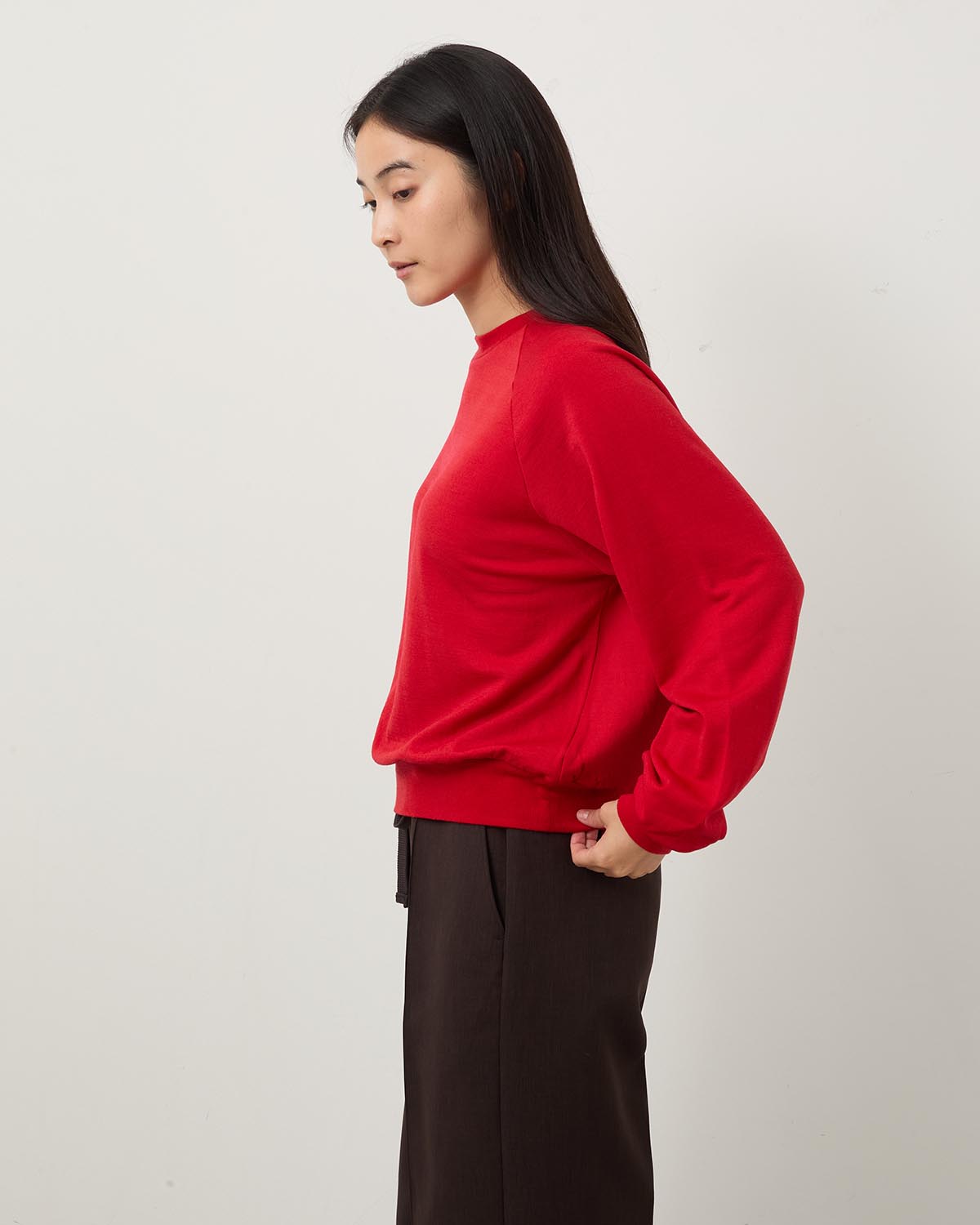 LIGHT WOOL SWEAT P/O (WOMEN'S)