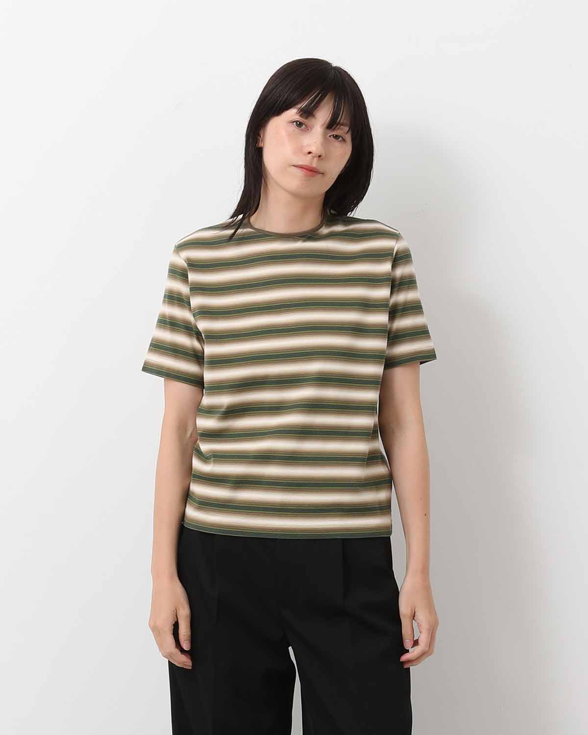 GRADIENT STRIPE JERSEY TEE (WOMEN'S)