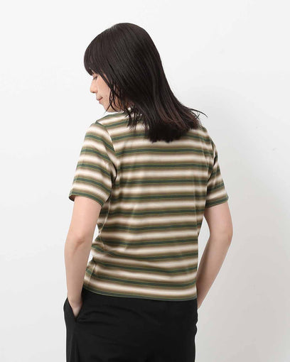 GRADIENT STRIPE JERSEY TEE (WOMEN'S)