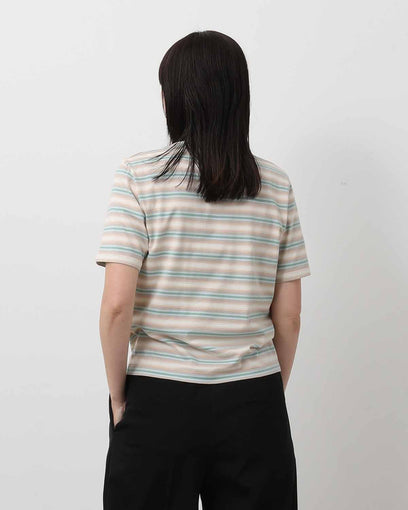 GRADIENT STRIPE JERSEY TEE (WOMEN'S)
