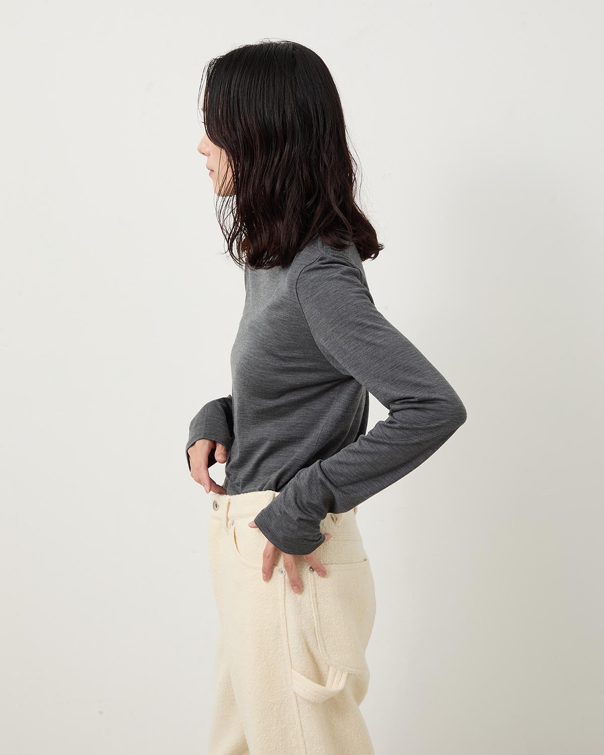 WOOL SOFT JERSEY L/S TEE (WOMEN'S)