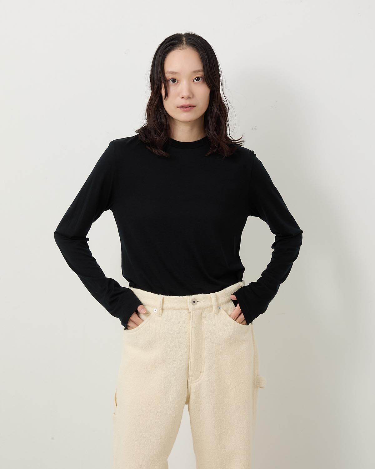 WOOL SOFT JERSEY L/S TEE (WOMEN'S)