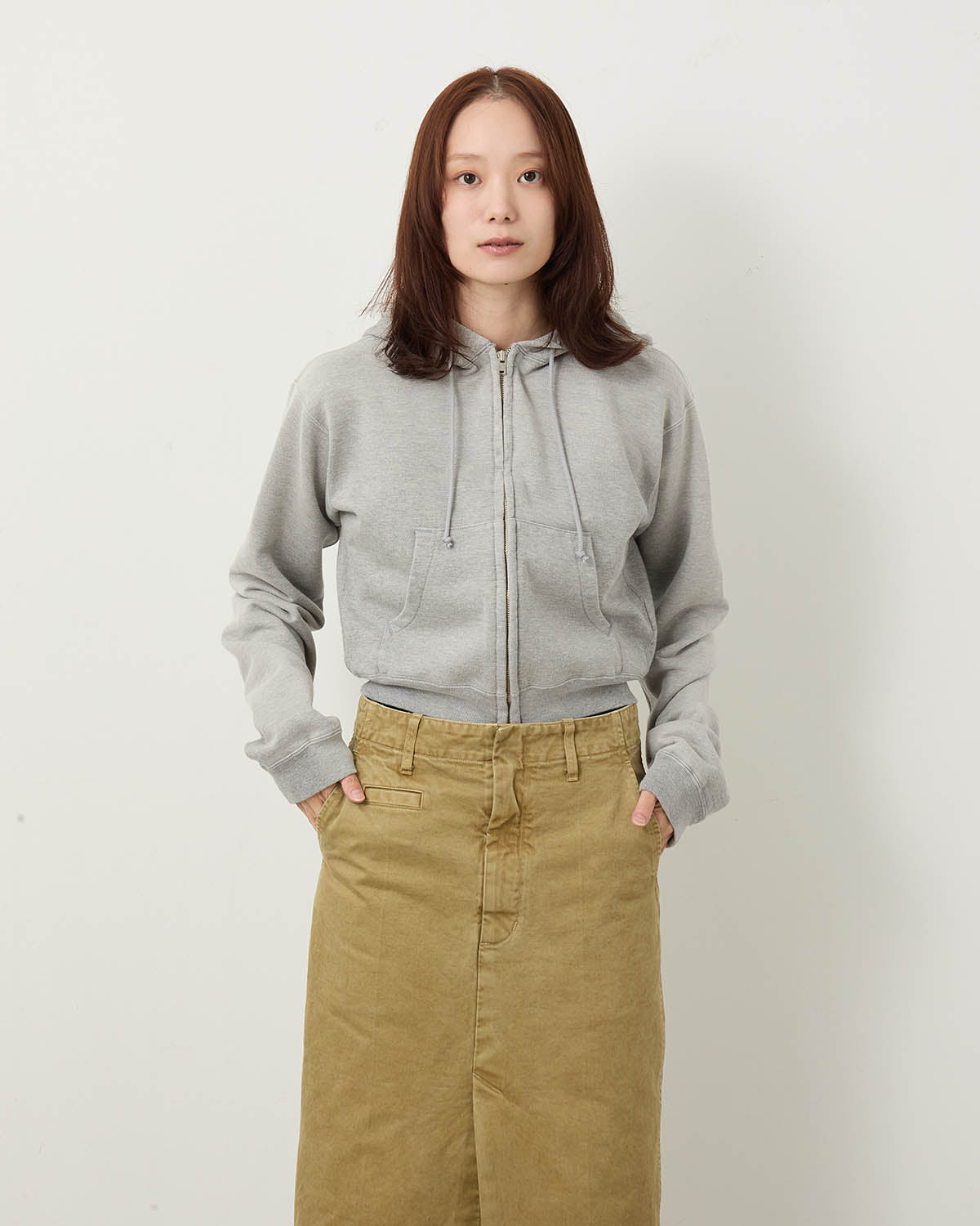 PRODUCT DYED PIMA LIGHT SWEAT ZIP PARKA (WOMEN'S)