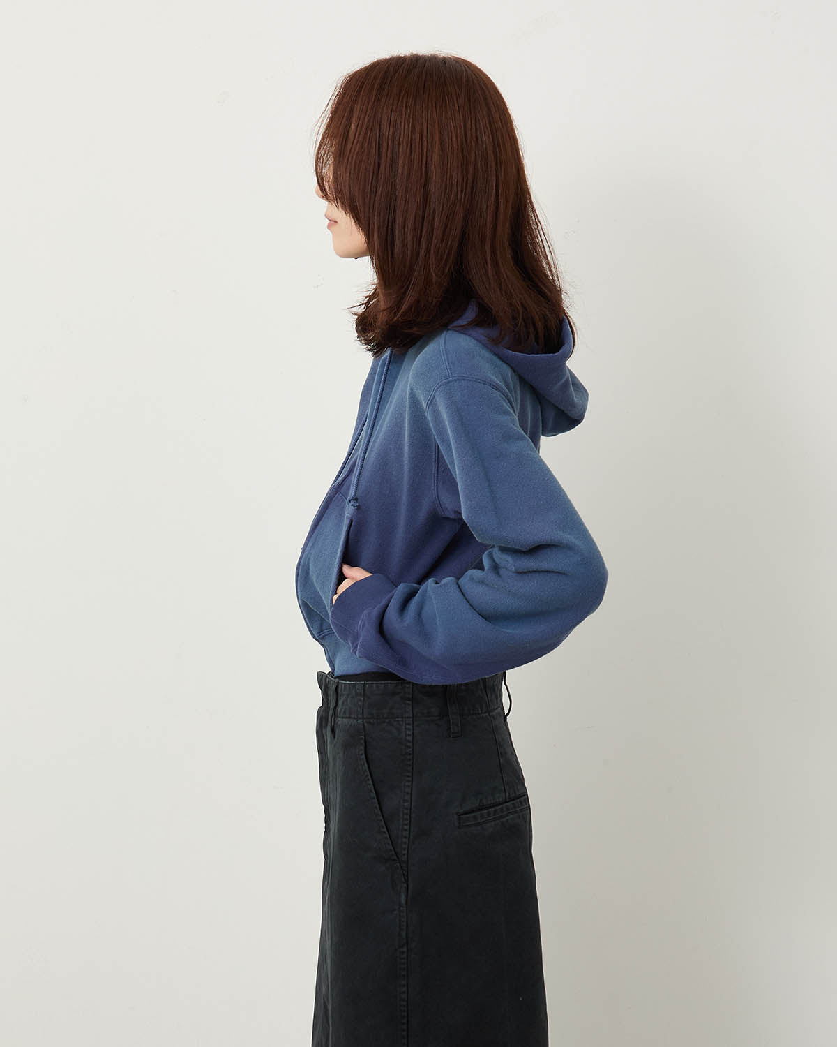 PRODUCT DYED PIMA LIGHT SWEAT ZIP PARKA (WOMEN'S)