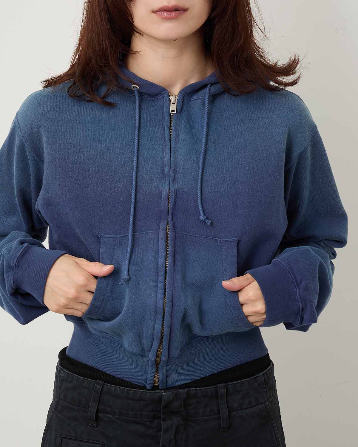 PRODUCT DYED PIMA LIGHT SWEAT ZIP PARKA (WOMEN'S)