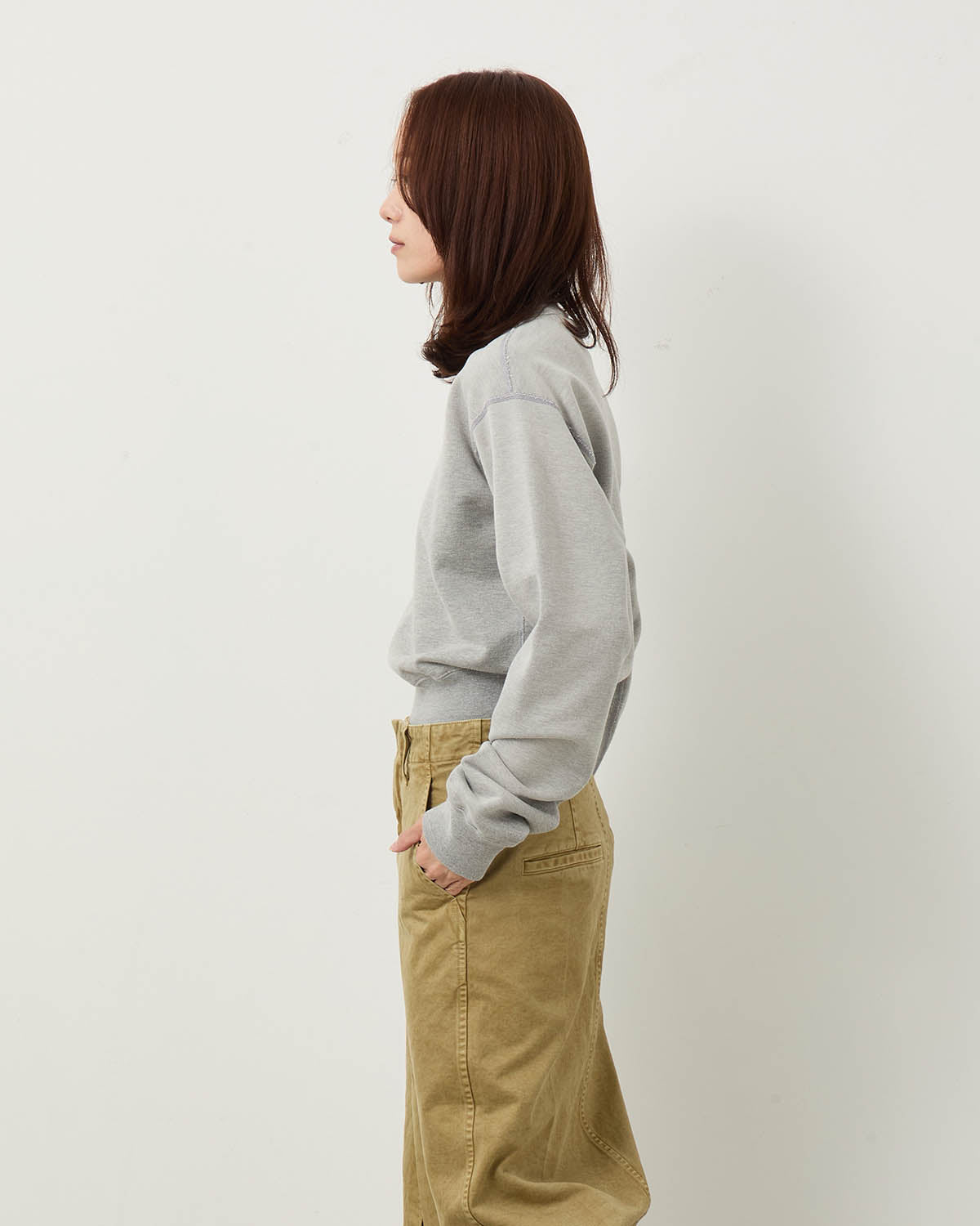 PRODUCT DYED PIMA LIGHT SWEAT P/O (WOMEN'S)