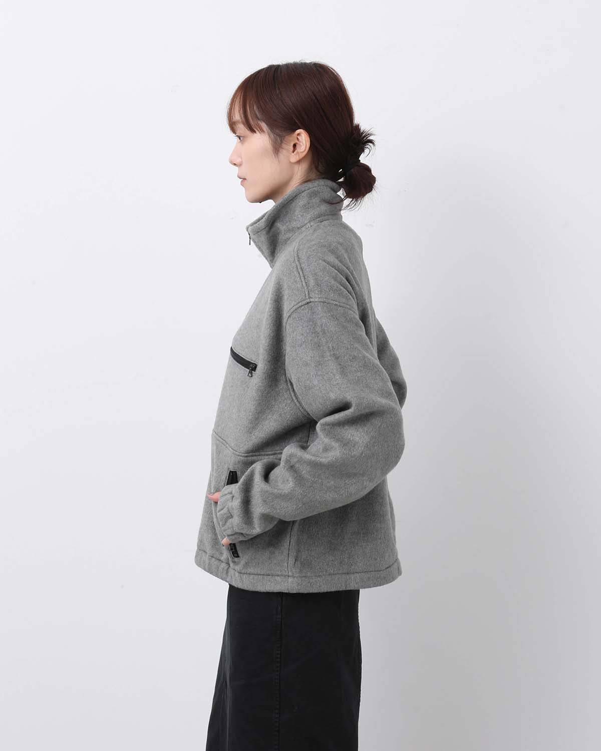 PURE SILK COMFORT FLEECE HALF ZIP P/O (WOMEN'S)