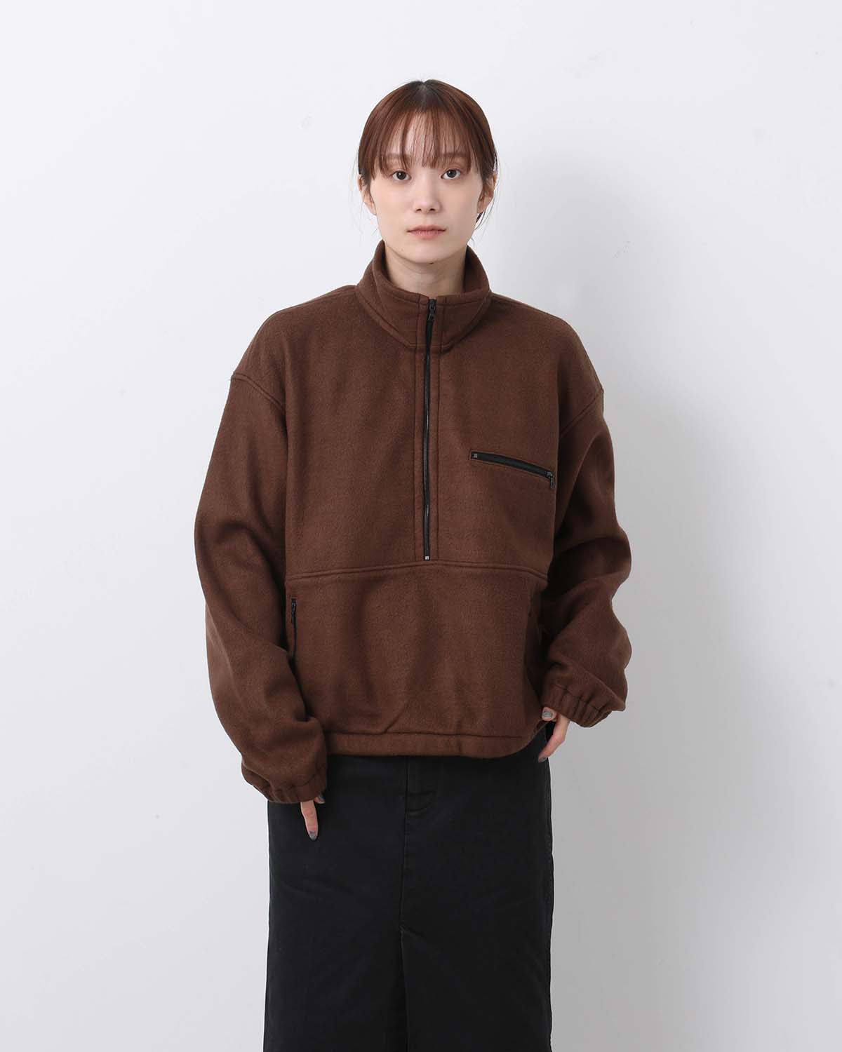 PURE SILK COMFORT FLEECE HALF ZIP P/O (WOMEN'S)