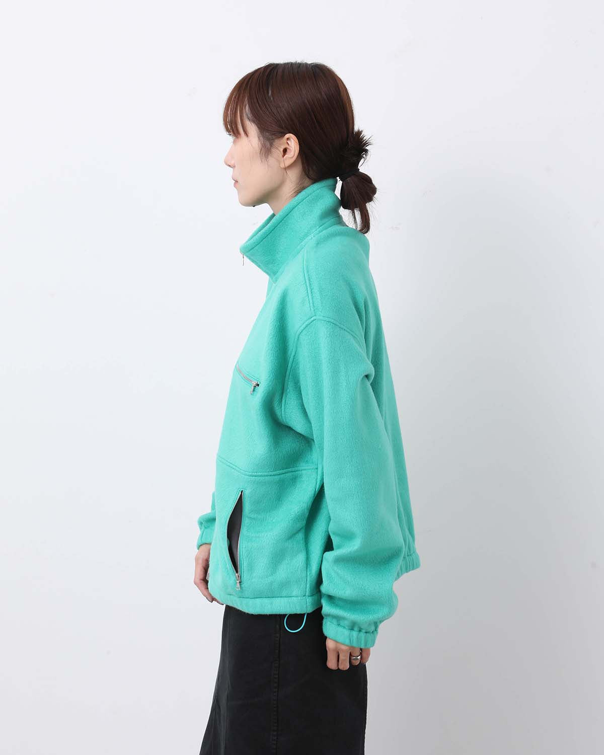 PURE SILK COMFORT FLEECE HALF ZIP P/O (WOMEN'S)