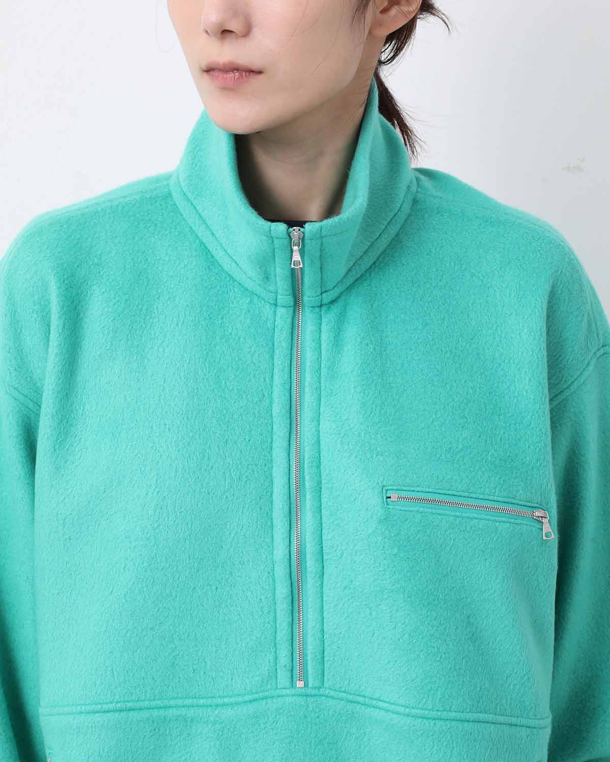PURE SILK COMFORT FLEECE HALF ZIP P/O (WOMEN'S)