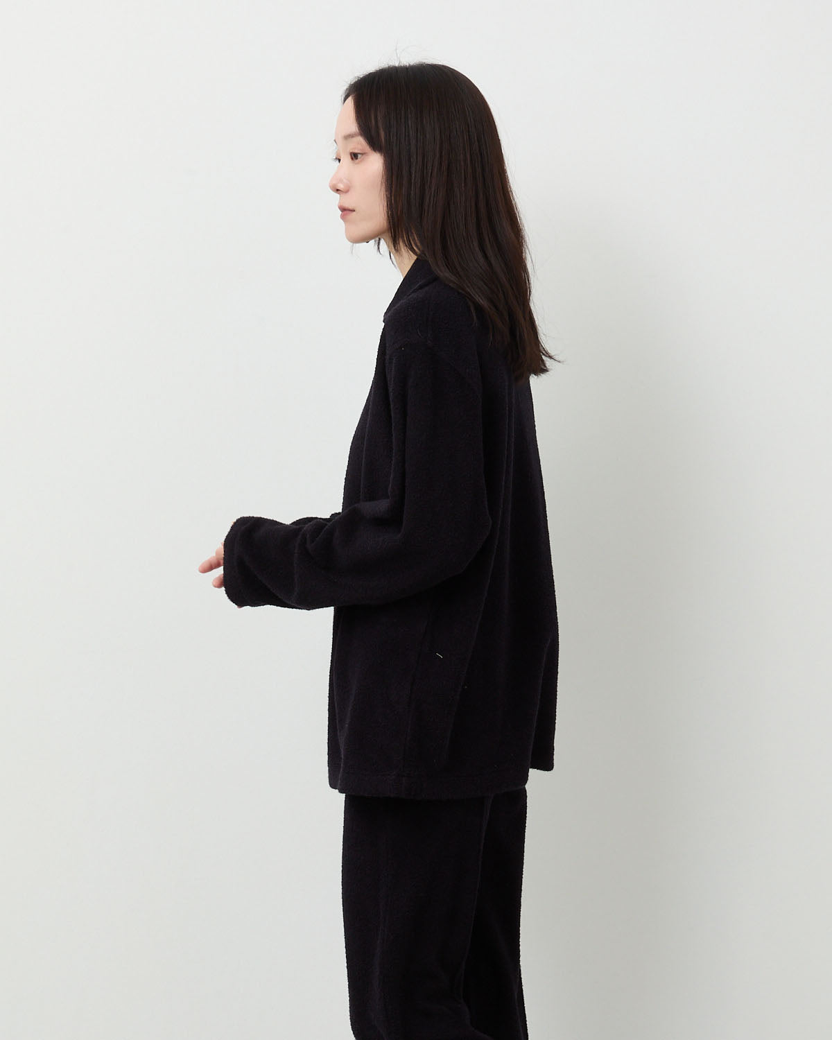 COTTON NYLON PILE P/O SHIRT (WOMEN'S)