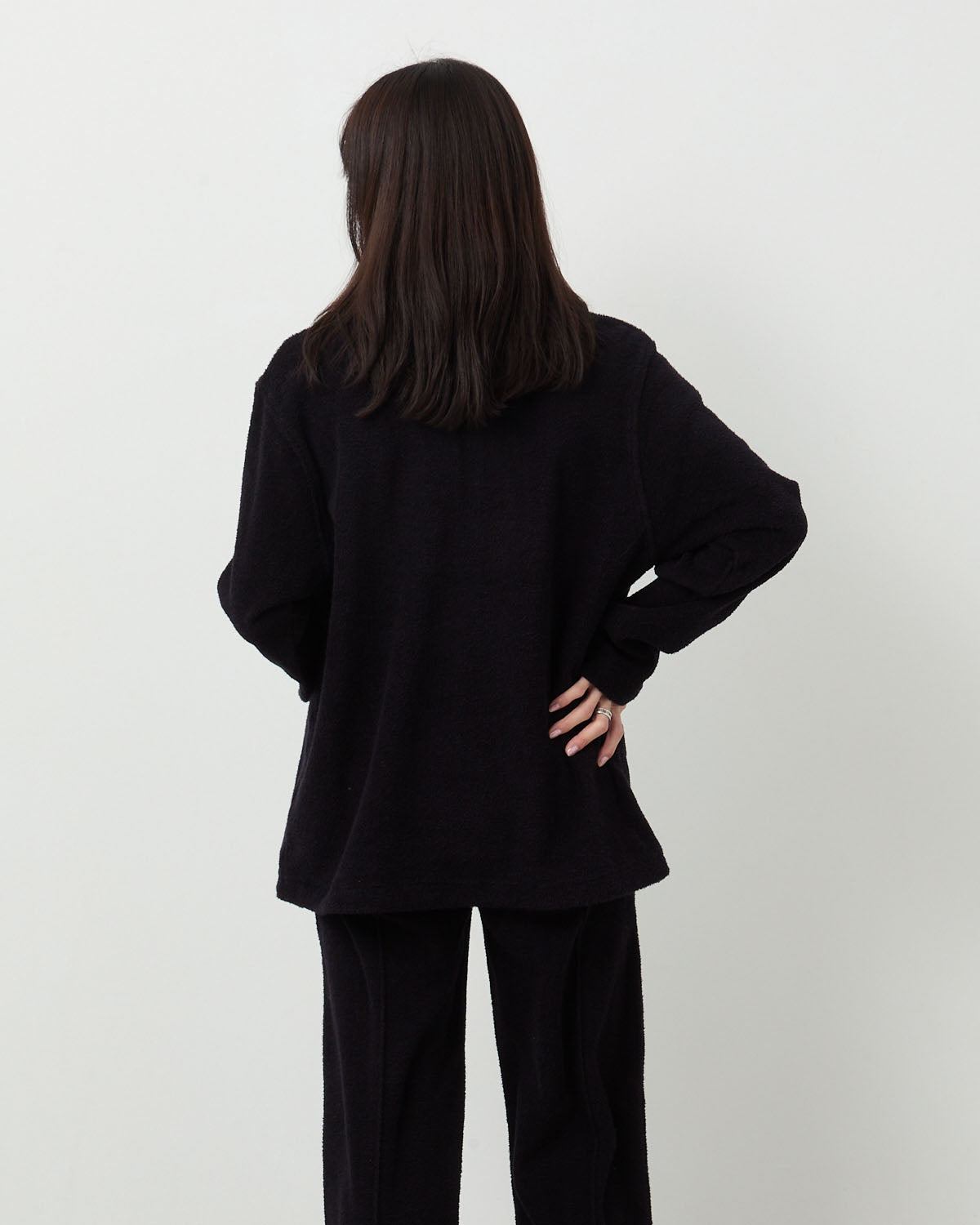 COTTON NYLON PILE P/O SHIRT (WOMEN'S)