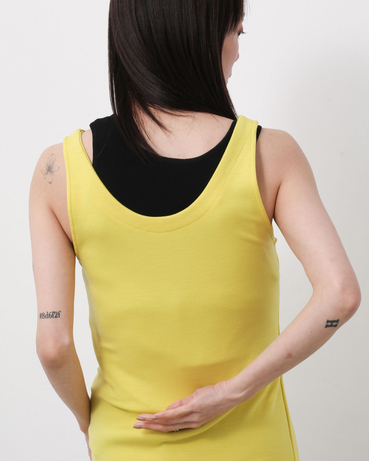 WOOL STRETCH DOUBLE JERSEY TANK