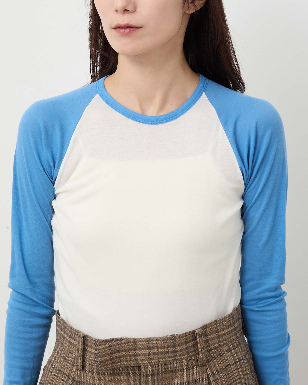 SUPER HIGH GAUGE SHEER RIB RAGLAN P/O