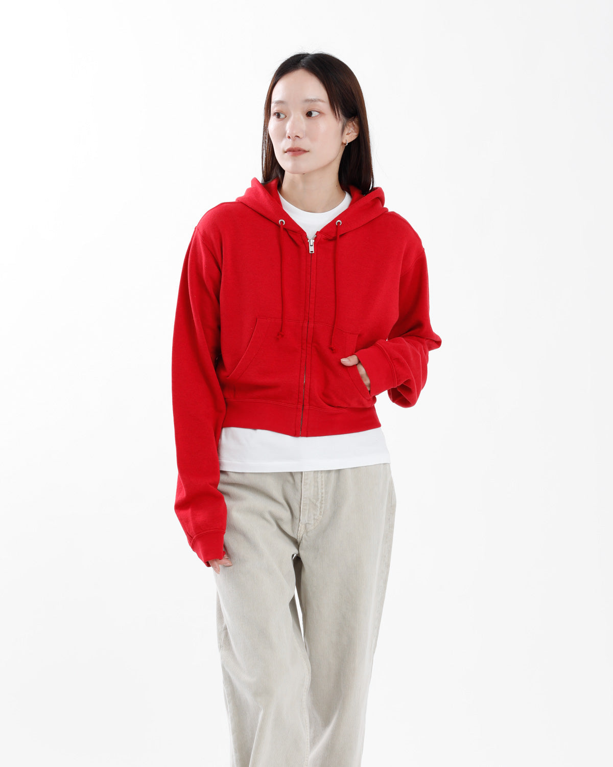 HIGH TWIST LIGHT SWEAT ZIP PARKA (WOMEN'S)