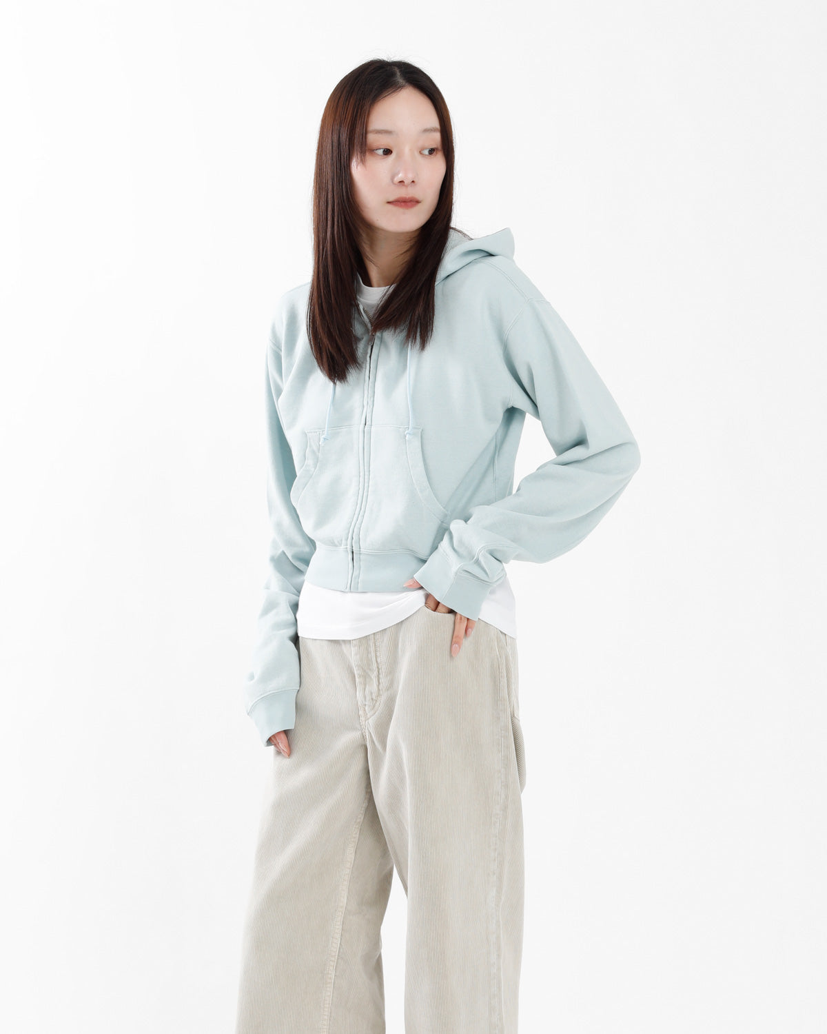 HIGH TWIST LIGHT SWEAT ZIP PARKA (WOMEN'S)