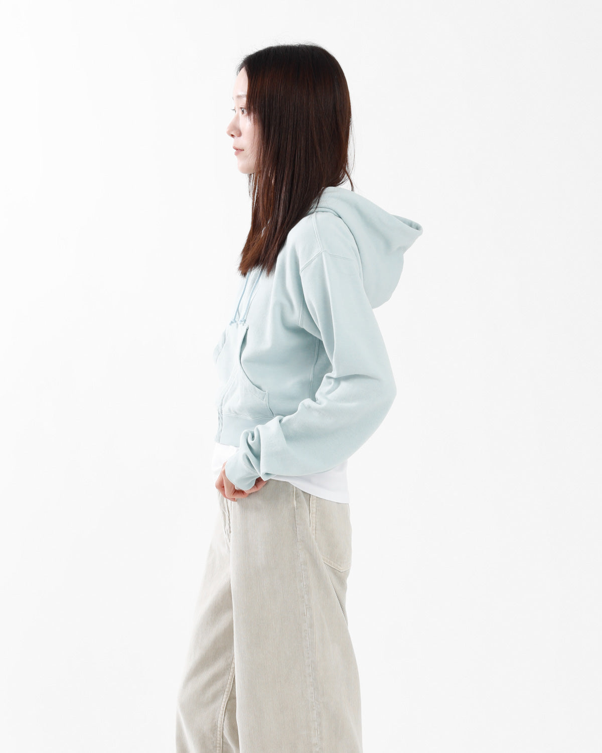 HIGH TWIST LIGHT SWEAT ZIP PARKA (WOMEN'S)