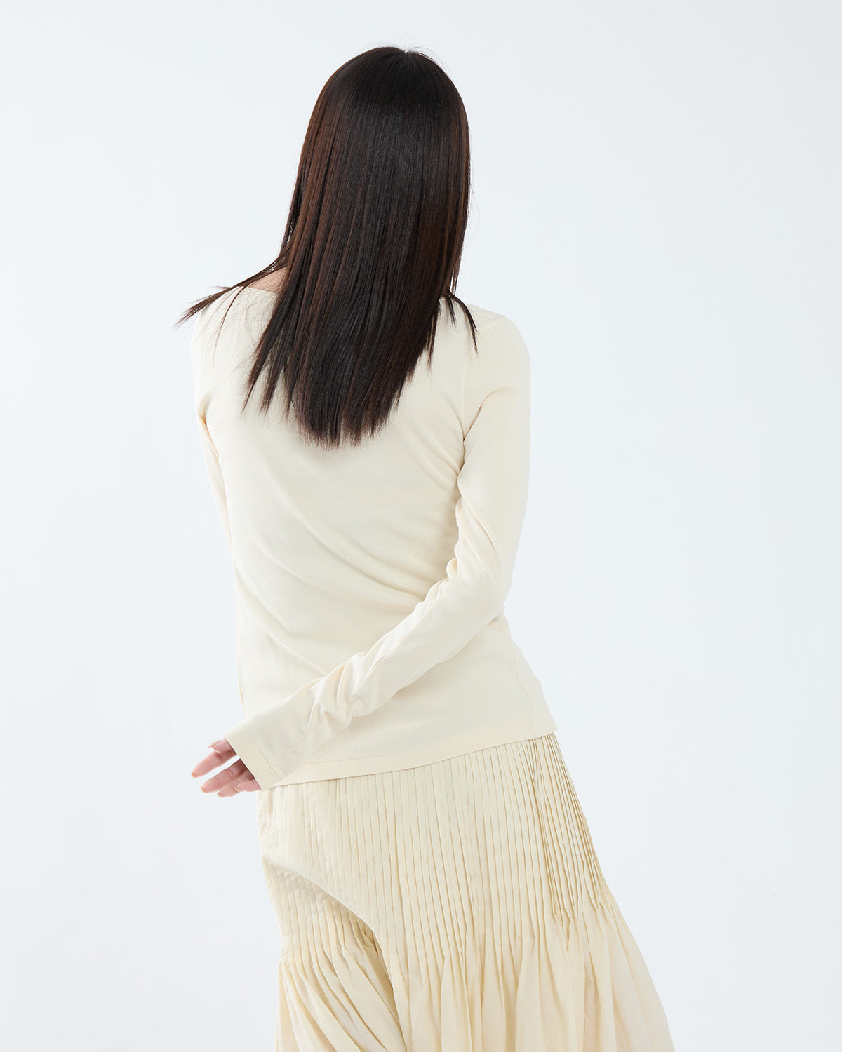 ORGANIC COTTON FINE RIB CARDIGAN