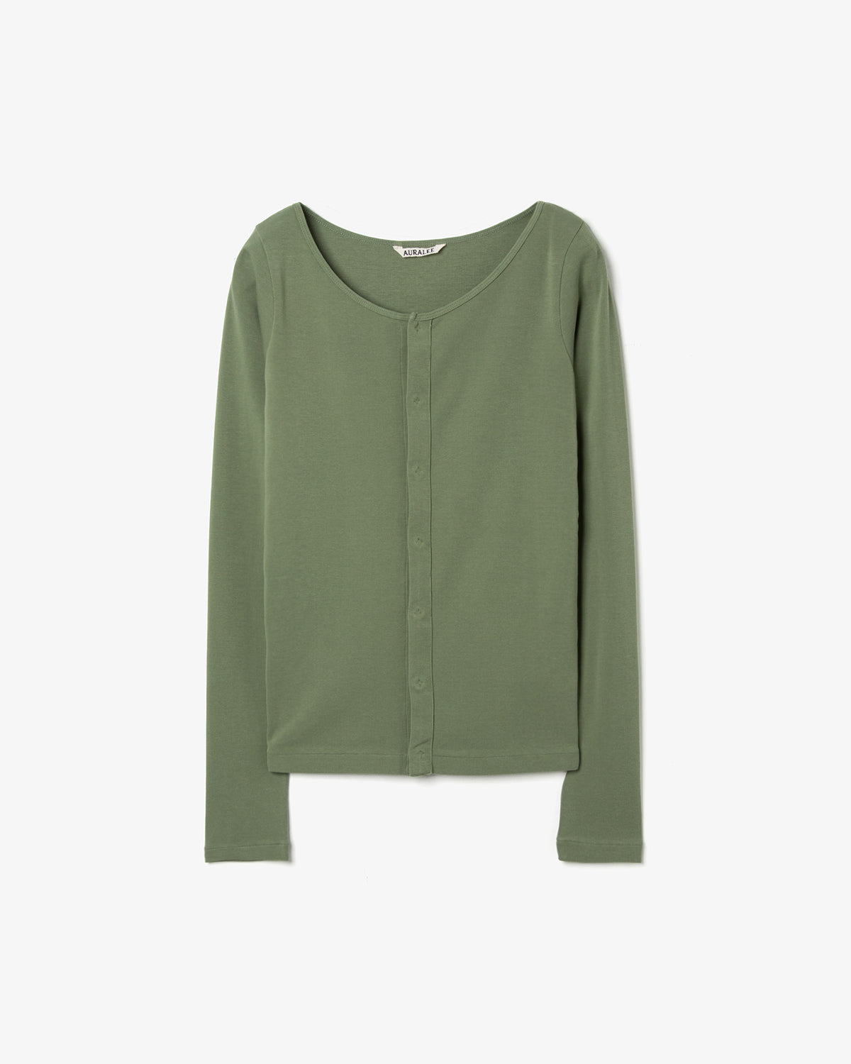 ORGANIC COTTON FINE RIB CARDIGAN