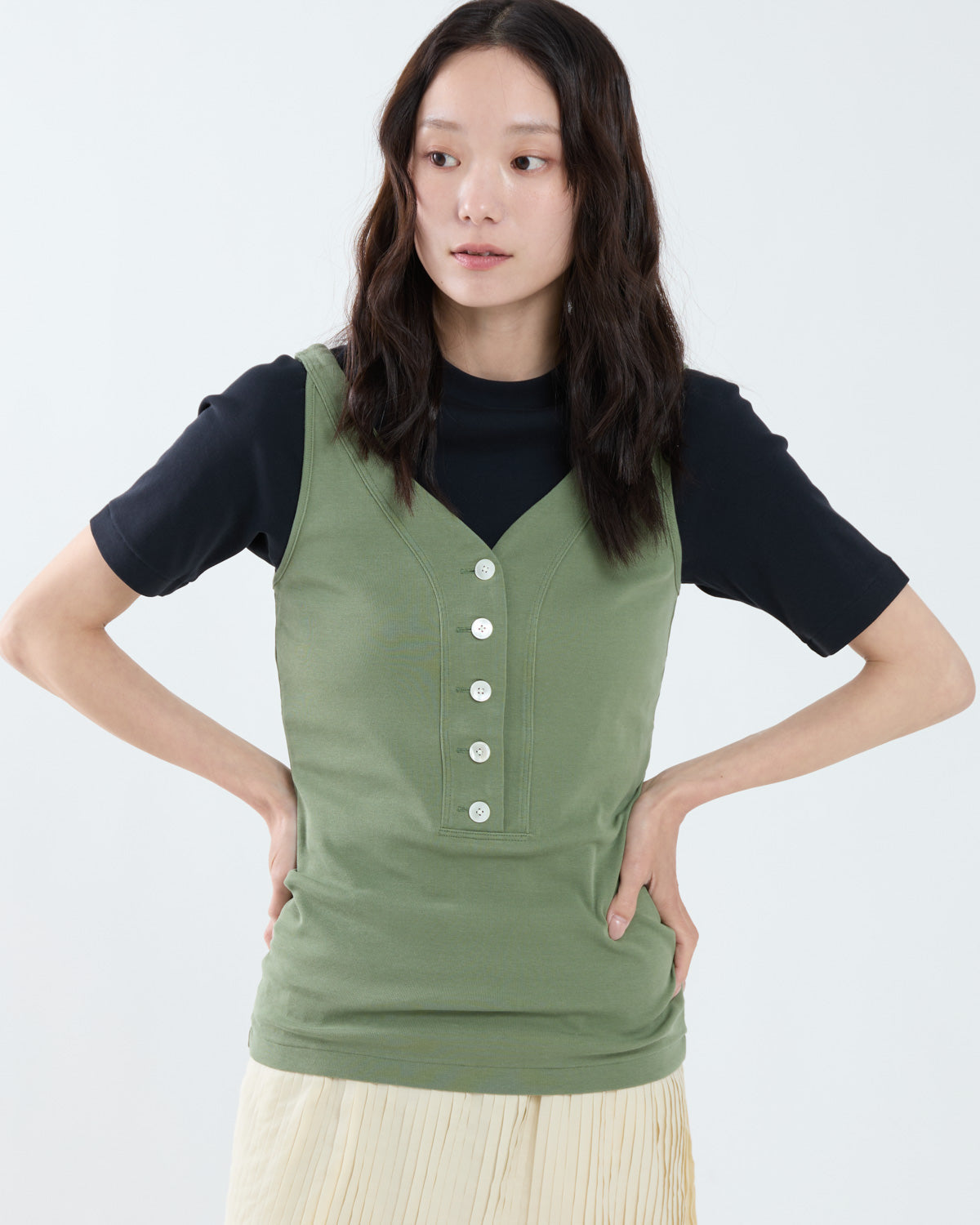 ORGANIC COTTON FINE RIB TANK