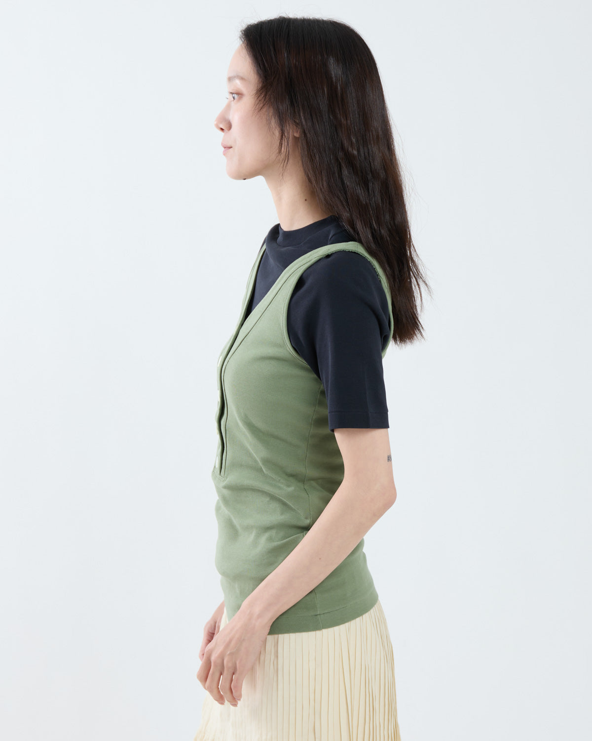 ORGANIC COTTON FINE RIB TANK