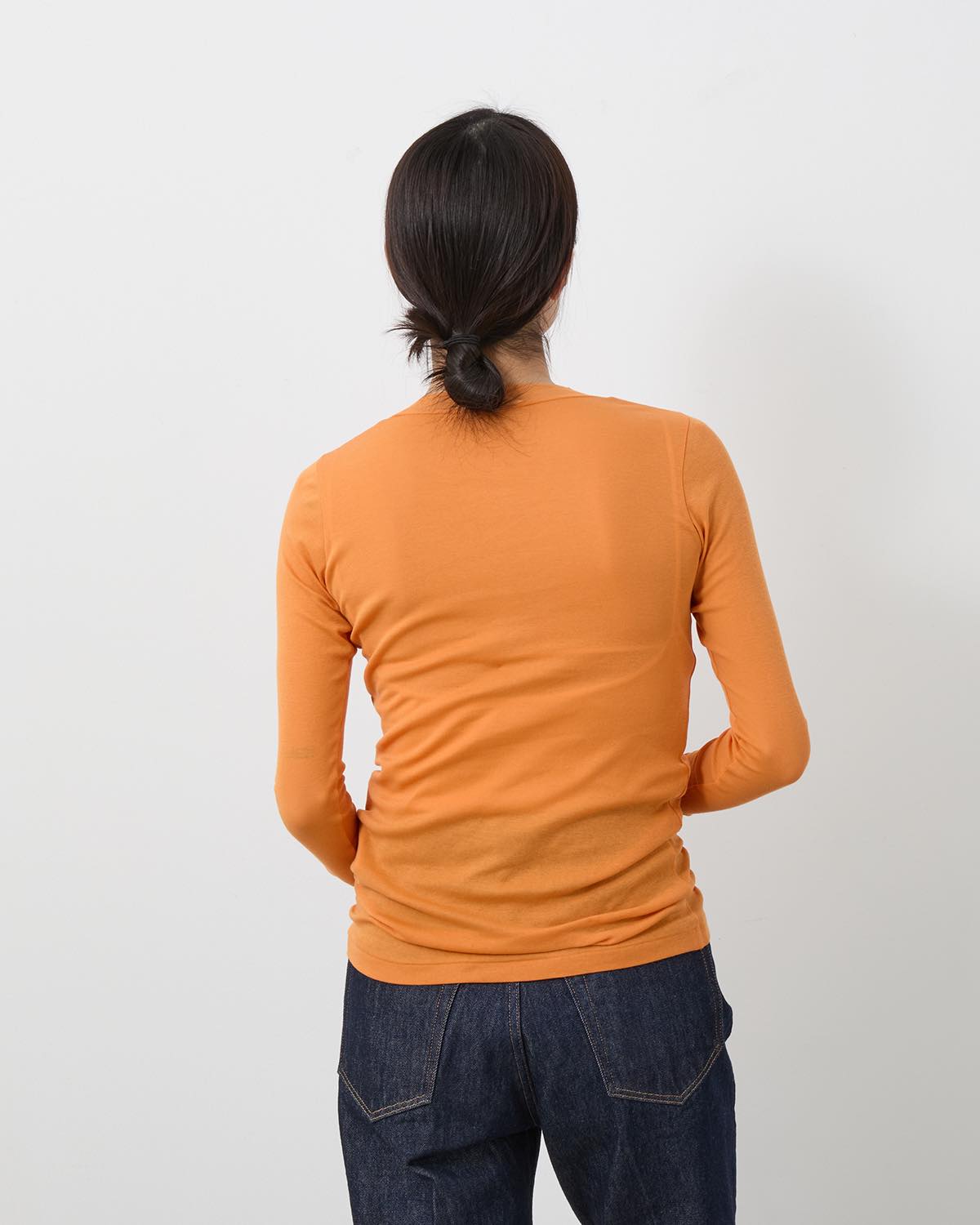 SUPER HIGH GAUGE SHEER RIB L/S TEE