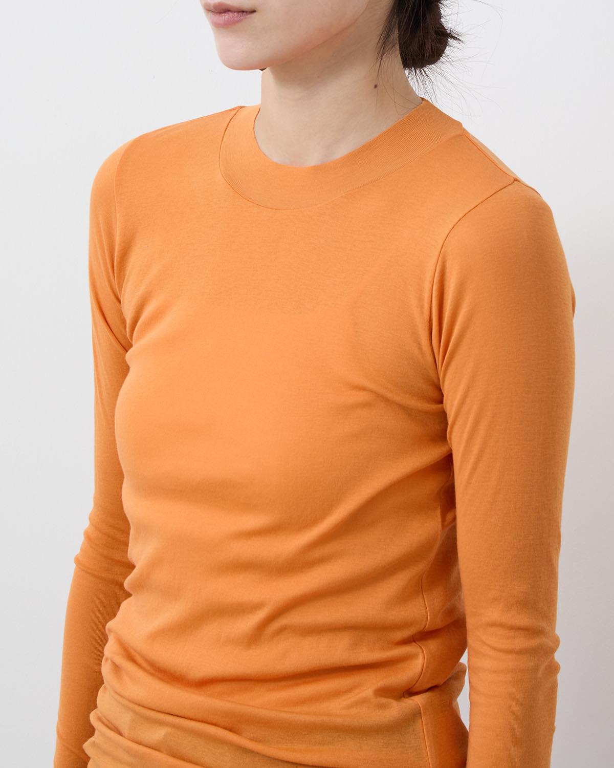 SUPER HIGH GAUGE SHEER RIB L/S TEE