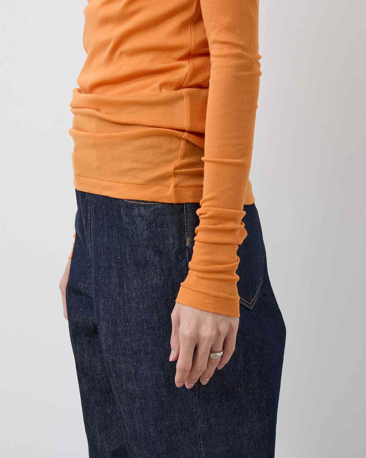 SUPER HIGH GAUGE SHEER RIB L/S TEE