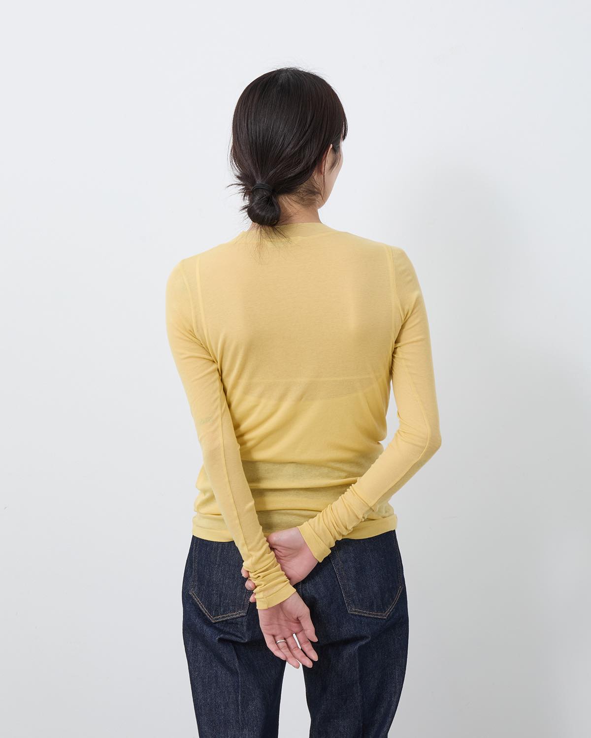 SUPER HIGH GAUGE SHEER RIB L/S TEE