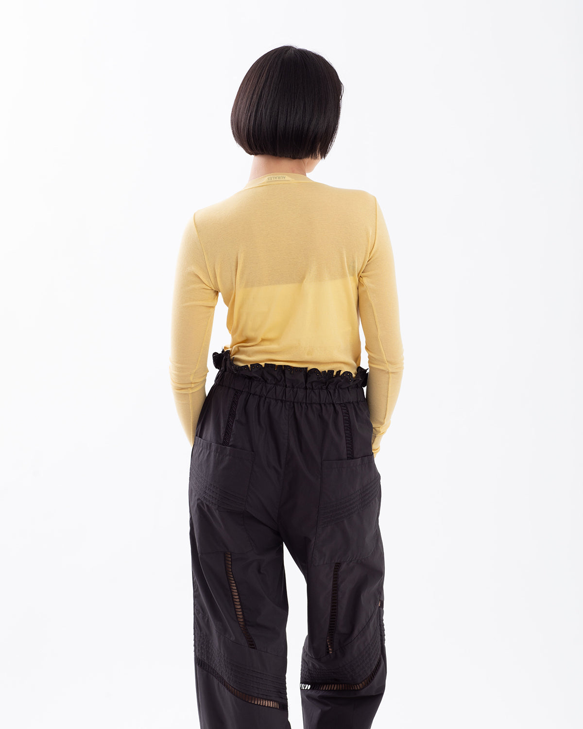 SUPER HIGH GAUGE SHEER RIB L/S TEE