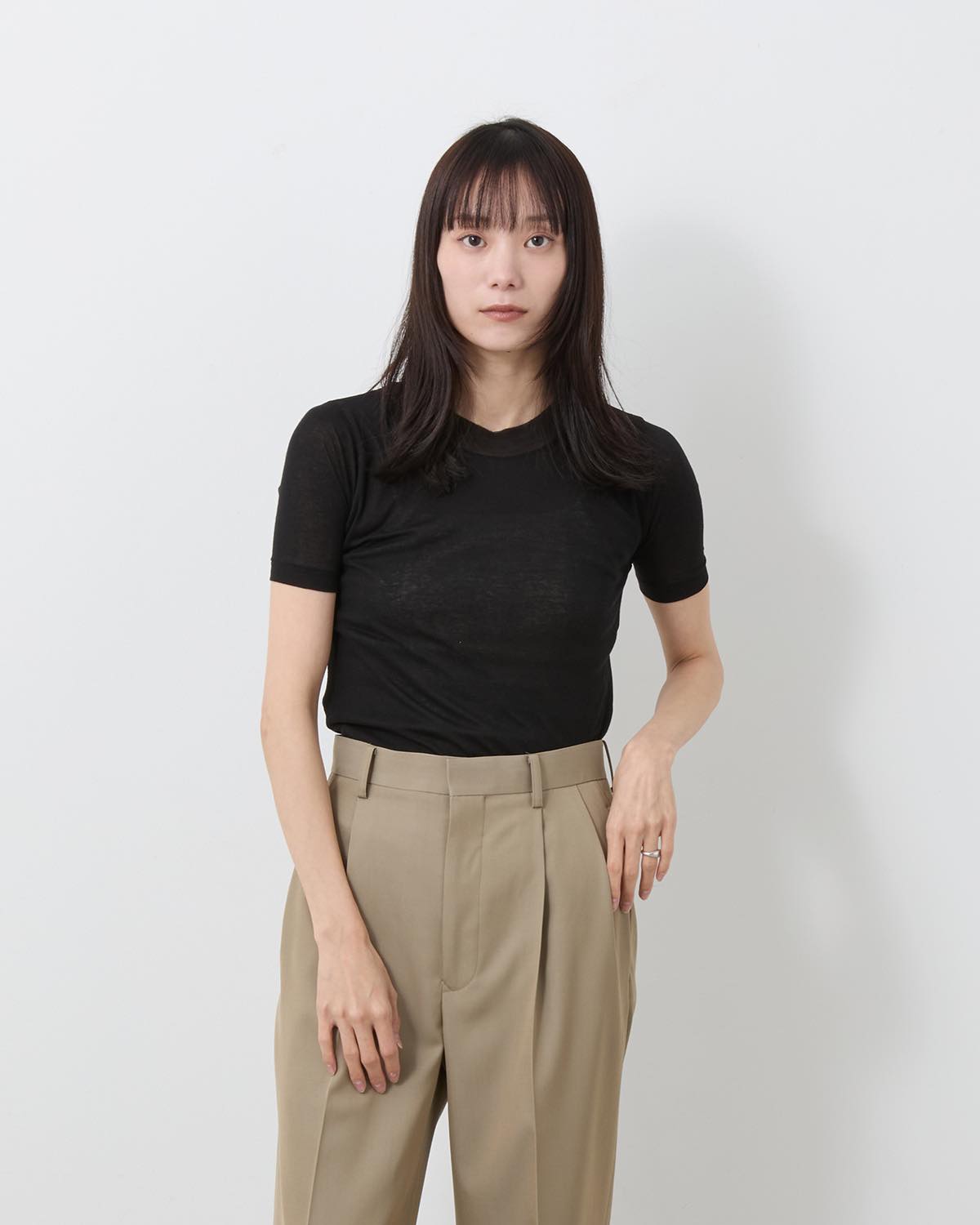 SUPER HIGH GAUGE SHEER RIB TEE